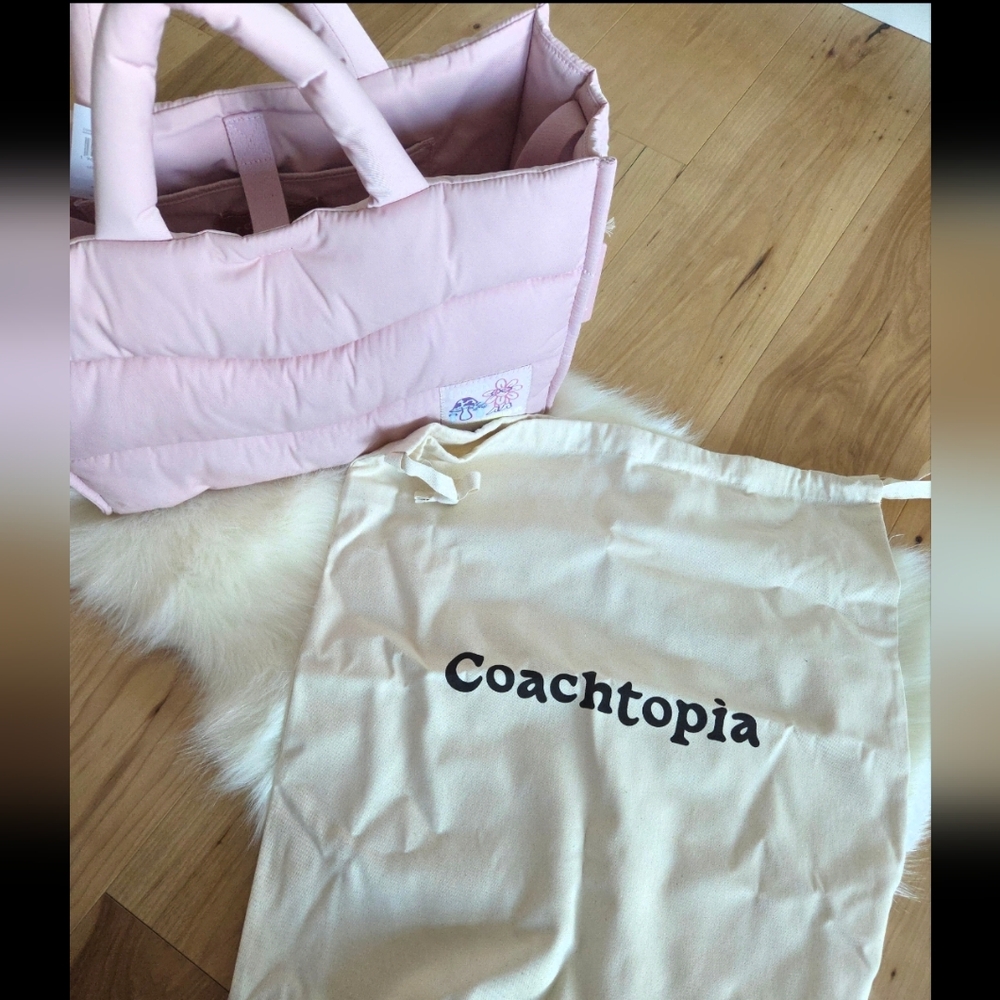 NWT Coach Coachtopia Loop Wavy Tote Bag - Whisper Pink - Picture 10 of 10